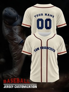 เสื้อเบสบอลสำหรับทุกเพศเสื้อเจอร์ซีย์เล่นเบสบอลระบายอากาศได้ดี - Product Image 5