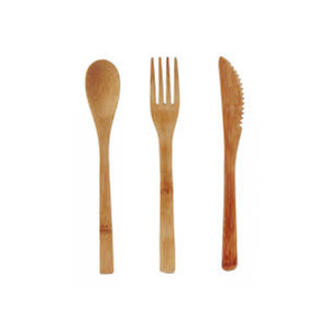 Handmade Custom Wood Dinnerware Sets with Spoons Kitchenware From Vietnam Manufacturer for OEM/ODM for Giveaways - Product Image 6