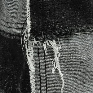 Jean ample décontracté pour homme, coupe baril, jambe large incurvée, personnalisable, en denim de haute qualité, tendance mode, hiver automne - Product Image 5