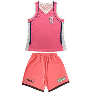 Custom sublimation sleeveless basketball team wear uniform <b>women</b> teamwear <b>jerseys</b> & <b>shorts</b> set ladies sublimated kit <b>for</b> girls - Product Image 1