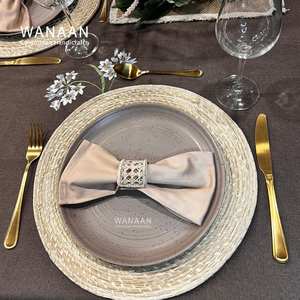 Napkin Rings, Rattan Napkin Rings, Wicker Napkin Rings, Table Decor - Product Image 4