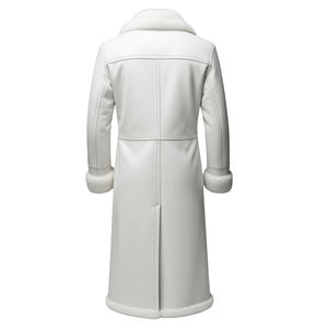 Manteau long en cuir d'agneau pour homme, qualité supérieure, élégant, tendance d'hiver, best-seller, nouvelle conception, 80% de duvet d'oie - Product Image 5