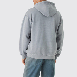 Ensemble de jogging vintage personnalisé, survêtement zippé délavé à l'acide, sweat-shirt et pantalon de survêtement à jambe droite évasée, survêtement pour homme - Product Image 2