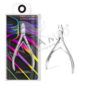 Tijeras profesionales de manicura de acero inoxidable, corte de crecimiento de cutícula rusa, Punta curva, pedicura de uñas, removedor de piel muerta - Product Image 6