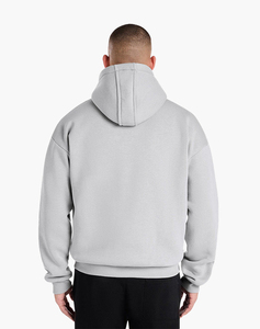 เสื้อฮู้ดดี้โอเวอร์ไซส์ทรงหลวมสำหรับฤดูหนาว 350gsm 2 ชิ้น สตรีทแวร์สั่งทำพิเศษ ปักลายเชนิลล์ ดิจิตอล ผ้าฝ้ายผสม - Product Image 2