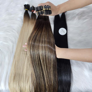 Cinta en extensiones de cabello Extensiones de cabello crudo vietnamita de calidad superior Todos los colores 100% Cabello humano para mujeres Longitud 8 -32 pulgadas - Product Image 3
