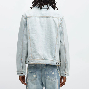 Conjunto de Pantalones Vaqueros y Camisa de Algodón Tejido para Hombre a un Precio Bajo y Asequible, el Conjunto de Mezclilla para Hombre Más Vendido, Servicio OEM ODM Aceptable - Product Image 4