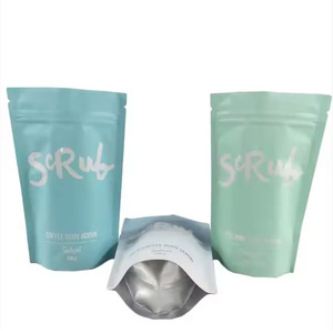 Custom <b>Zip</b> Mylar Lock Bag With logo Resealable <b>Pouch</b> Plastic Packaging Bag Aluminum Foil Stand up <b>Pouch</b> Powder Packaging Bags - Product Image 2
