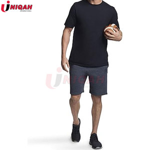 Camisetas de manga corta de mezcla de algodón Dri-Power para hombre-Absorbe la humedad, protección contra olores, UPF 30 +, disponible en tallas - Product Image 5