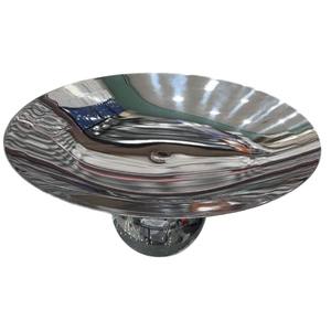 Luxury Stainless Steel Decorative Chocolate Bowl On <b>Clear</b> Acrylic Stand Modern Design Fruit Bowl For Home Decor And <b>Table</b> Decor - Product Image 3
