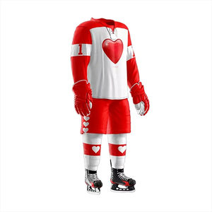 Uniforme de Hockey sobre Hielo Personalizable, Transpirable, Reversible de Doble Cara, Venta al por Mayor, 2 Conjuntos, Uniformes Económicos para Hombre, Jersey Liso sin Estampado - Product Image 6