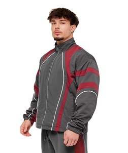 Custom Sports Windbreaker Jacket Pants <b>Set</b> Wholesale OEM Manufacturer Supplier Polyester Tracksuit Bulk Production - Product Image 1