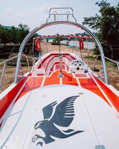 Bateau de Plaisance Professionnel Fenton, Parasail Rouge et Bleu, Gonflable en PVC, 150HP, Sports Nautiques, Utilisation Estivale - Product Image 5