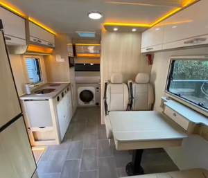 LISTA PARA ENVIAR Autocaravana Nueva con Motor Diésel, Transmisión Manual y Extensión Lateral, Espaciosa para 6 Personas, en Venta - Product Image 2