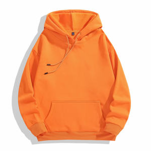 Classique 400GSM coton lourd unisexe automne sweats à capuche brodés respectueux de l'environnement surdimensionné vêtements confortables - Product Image 3
