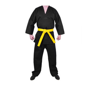 Uniformes de Karate OEM de la Mejor Calidad 100%, Hechos de Algodón Cómodo, con Logotipo Frontal, Transpirables, de Secado Rápido, Unisex para Adultos, Artes Marciales - Product Image 5