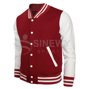 Vestes bomber universitaires en molleton de haute qualité, personnalisées avec un design sur mesure - Product Image 1