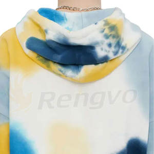 เสื้อฮู้ดสวมหัวโอเวอร์ไซส์สำหรับผู้ชายพิมพ์ลายย้อมสีสำหรับฤดูหนาว - Product Image 6