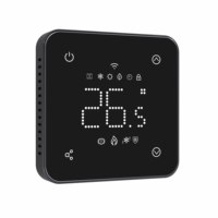 Termostato inteligente con WiFi y pantalla de temperatura ambiente para una calefacción cómoda en el hogar