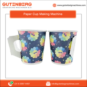 Máquina formadora de vasos de papel con mango, máquina de diseño de mariposa de papel recubierto de PE, calidad automática, 24000 Uds.-28800 Uds. - Product Image 3