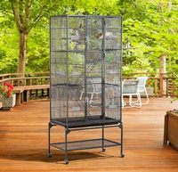 Plate-forme solide à 3 couches pour chinchilla planeur en sucre Cockatiel cage en acier perroquet oiseau grande volière d'élevage boîte extérieure