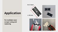 Outils de réparation automobile Hekeen Multi Knife, porte-lame en acier, changement rapide, épaisseur 0,6 mm, grattoir à palette, qualité industrielle OEM
