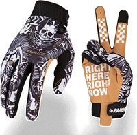 Guantes de Motociclismo Deportivos Universales de Poliéster Transpirables Antideslizantes de Dedo Completo Compatibles con Pantalla Táctil de Calidad Premium 2025