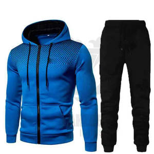 ชุดกีฬาของผู้ชายทรงสลิมฟิตชุดออกกำลังกายใส่สบายสำหรับฤดูหนาวมีตัวเลือกขนาดพิเศษตามสั่ง - Product Image 1