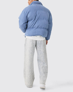 Veste d'hiver pour homme de la mode coréenne 2026, réversible, rembourrée de duvet, imperméable, en coton, vêtements pour jeunes et personnes d'âge moyen, manteau en duvet - Product Image 3