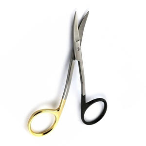 Ciseaux dentaires Lagrange personnalisés Ciseaux chirurgicaux à bord pointu Demi or 4.75 "Acier inoxydable allemand TC supercut - Product Image 6