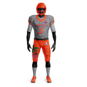 Maillot de football américain personnalisé, short rembourré à sublimation en sergé respirant, option grande taille pour l'équipe américaine - Product Image 1