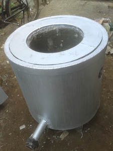 Four industriel économique à gaz naturel 250 kilogrammes de capacité nouvelle condition noyau moteur creuset en carbure de silicium fusion de zinc - Product Image 6