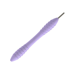 Miroir dentaire Premium Zoha Surgico ZS-5009 en acier inoxydable bleu lilas, poignée texturée confortable, autoclavable, certifié CE - Product Image 1