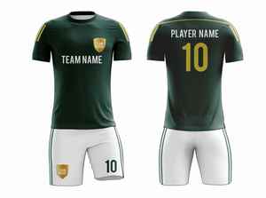 Vente en gros d'uniformes de football personnalisés en usine |   Tenues de football numériques OEM 2026 |   Maillots à manches courtes légers et respirants - Product Image 5
