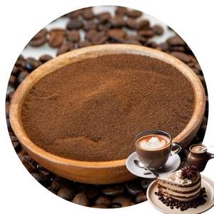 Extracto soluble en polvo de café instantáneo secado por pulverización con alta cafeína 100% Robusta Chocolate grado alimenticio para ingrediente alimenticio OEM - Product Image 1