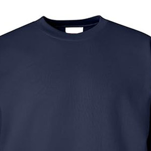 Sweat-shirt confortable pour homme en stock, léger, mélange de coton, pull basique, séchage rapide, respirant, grande taille, streetwear décontracté - Product Image 3