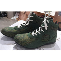 Chaussures d'entraînement de boxe et de lutte professionnelles, respirantes, antidérapantes, en cuir de haute qualité, dessus en mesh, personnalisées, Mudassar