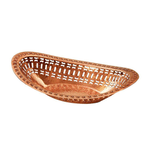 Plat à fruits en laiton martelé pour la décoration de table à la maison, à l'hôtel et pour les mariages, plat à fruits, à en-cas, à nourriture - Product Image 4