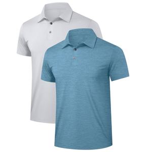 OEM venta al por mayor de los hombres de manga corta personalizada para Polo de alta calidad Jersey de punto de impresión sólida patrones camisetas diseño personalizable - Product Image 1