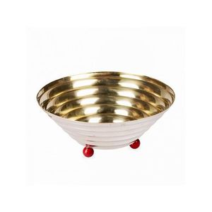 ชามอาหารทรงกลมดีไซน์ใหม่ชามเสิร์ฟอาหารทำจากทองแดงขนาดพิเศษ - Product Image 4