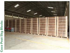 Best Exporter of High Quality Coco Peat or <b>Coir</b> Pith 5kg <b>Blocks</b> for Soilless Method Cultivators - Product Image 4