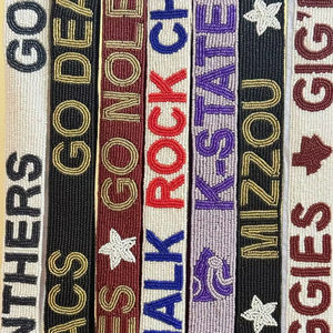 Sangles de sac à main perlées personnalisées pour sacs bandoulière de luxe, parfaites pour les enseignantes, sangles de sac perlées de luxe pour femmes pour sacs larges - Product Image 1