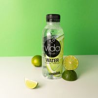 Eau gazeuse aromatisée au citron vert HALAL VIDA 500ml, eau potable sans sucre, sans calories, prête à boire, bouteille en plastique, 12 mois