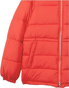 Chaqueta acolchada roja personalizada de alta calidad, calefacción, impermeable, a prueba de viento, cordón, cintura, Sudadera con capucha extraíble, cremallera - Product Image 6