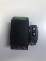 TPD-Transmisor receptor de relé de 4 botones, rango de 433,92 M, abridor de puerta de garaje, 3-4 canales, RF, 100 mHz, DC 12V-24V