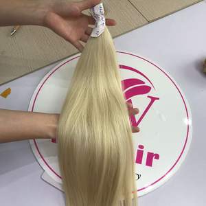 Cabello Humano Virgen 100% de Alta Calidad, Liso Natural, NANO TIP VQHAIR, Tono Rubio Laura, 125g-250g, Gran Stock, Peluca de Cabello de Colores - Product Image 2