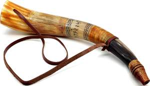 Logo personnalisé de luxe Viking poli corne de buffle corne à boire glorieuse nouvelle version à travers la corne artisanat naturel - Product Image 4