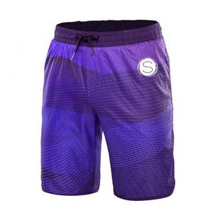 Short de sport en molleton de coton 100% pour hommes, jogging d'entraînement athlétique imprimé léopard - Product Image 3