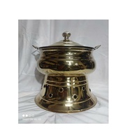 Plat de service de luxe en acier inoxydable, fait main, pour table, chauffe-plats de mariage, compatible congélateur, personnalisable, designs élégants
