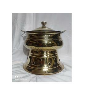 Plat de chauffe-plats fantaisie en acier inoxydable à bas prix dessus de table de luxe fait à la main dessus de table de mariage exportateur de chauffe-plats - Product Image 3